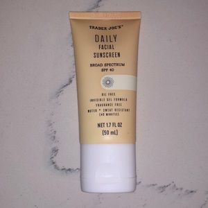 Trader Joe’s facial sunscreen (Supergoop dupe)
